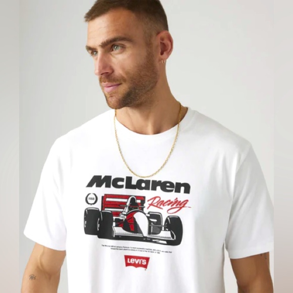 NWT! Levi's® x McLaren Racing Heritage Unisex T-Shirt!
